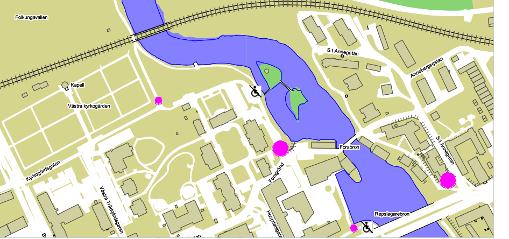 Dnr SHB 13/136 27/43 Etapp 5 Repslagarbron-Forsbron-järnvägsbron Förutsättningar Läge Årummet avgränsas av Repslagarbron i söder och den korsande järnvägsbron i norr.