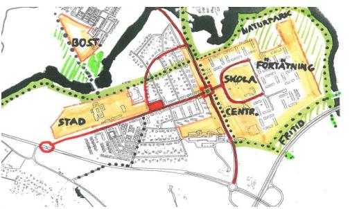 Dnr SHB 13/136 39/43 Områdesbeskrivning Befintlig bebyggelse och stadsmässigt sammanhang Den närliggande bebyggelsen består främst av fristående flerbostadshus i området Oppeby Gård.