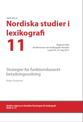 NORDISKE STUDIER I LEKSIKOGRAFI Titel: Forfatter: Svordomar i ett lexikografiskt perspektiv Ulla Stroh-Wollin Kilde: Nordiska Studier i Lexikografi 11, 2012, s.