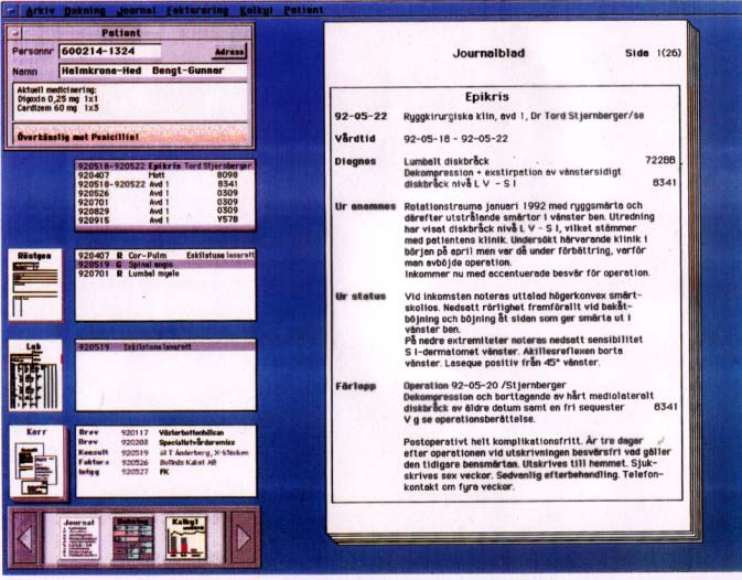 Rooms, exempel Användaren är i