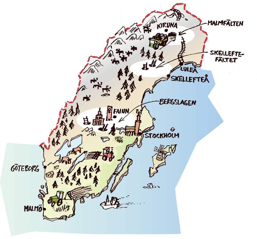 5. Markägare och markanvändare Sverige yta är 41 miljoner hektar (ca 450 000 km²).