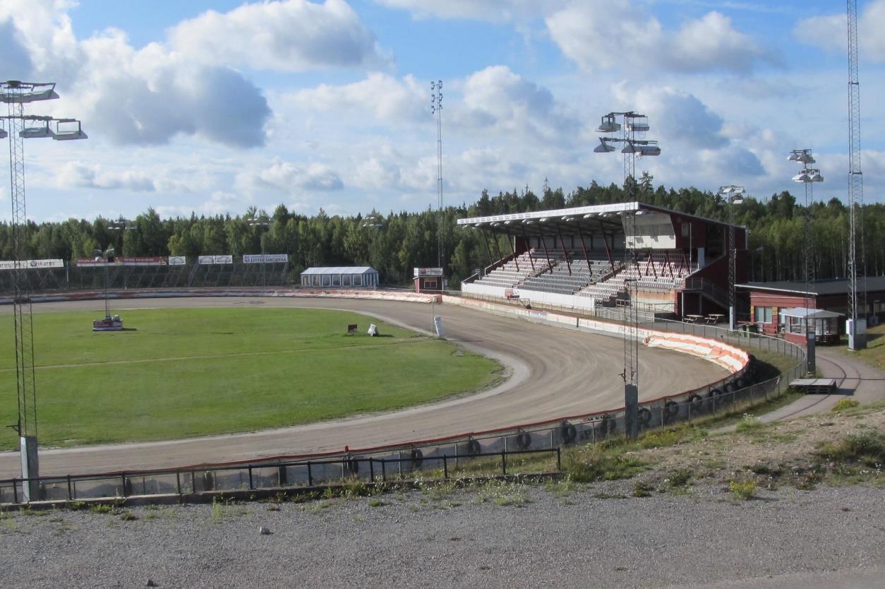 Bilaga 1: Referensljudnivåer från motorsportfordon på Eskilstuna Motorarena 15 SPEEDWAY Referensljudnivå = 108 dba Speedwaybanans läge.