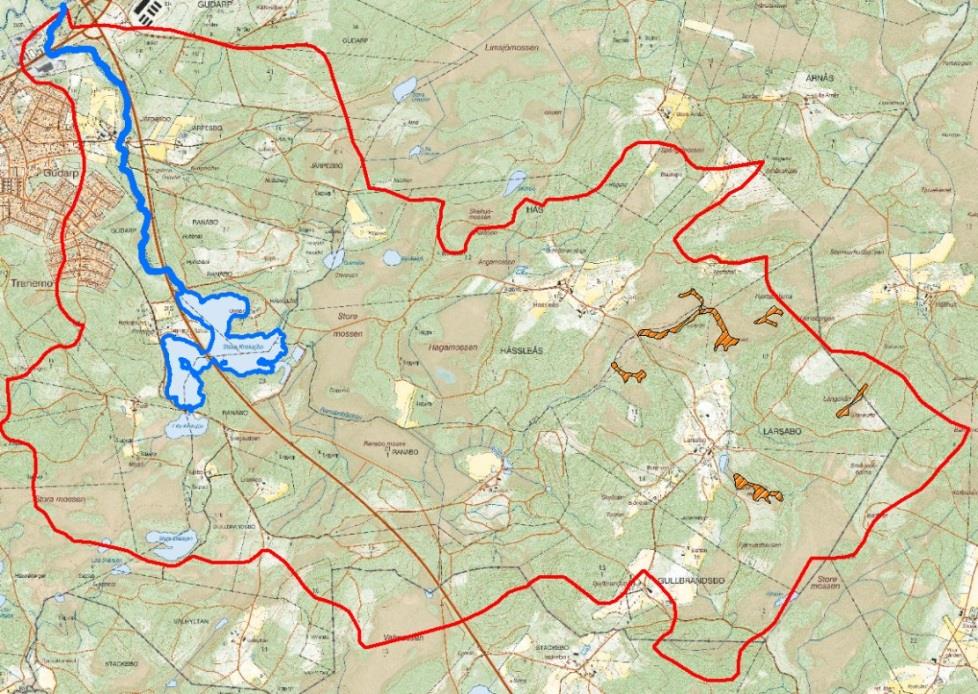 Målområden och åtgärdsområden Målområde vattendrag All kalkning sker inom ett avgränsat avrinningsområde = åtgärdsområde Åtgärdsområde Åtgärdsområdet ska innehålla