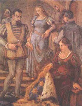 Berättelsen om Veronika Deseniska Berättelsen om Veronika Deseniška utspelar sig på 1420-talet i Kočevskaregionen. Friderik byggde ett slott på en mäktig klippa, som fick namn efter honom.