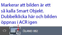 Photoshop - Camera RAW Adobe Camera Raw (ACR) är ett redigeringsverktyg för digitala bilder. Din kamera måste vara inställd för på detta för att kunna öppna bilderna i programmet.