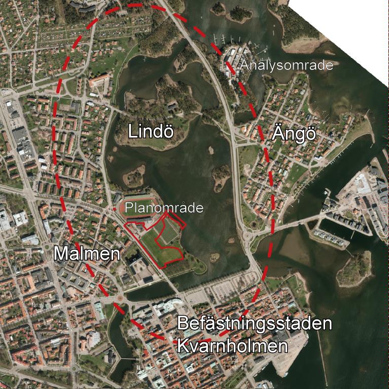 Planområde 2,5 ha