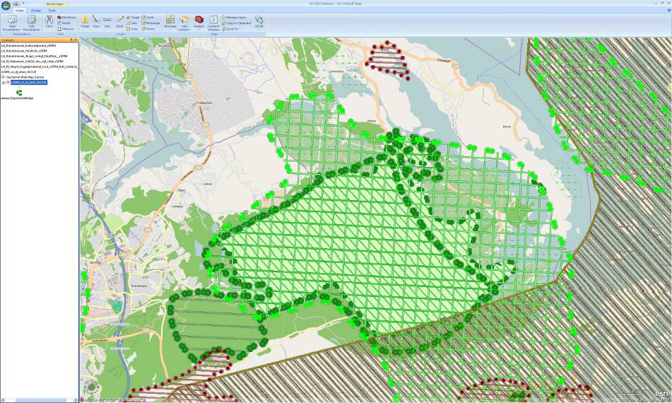 Skillnad i utseende mellan klienter ArcGIS