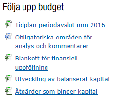 För att underlätta uppföljningen och möjliggöra avvikelseanalysen är det viktigt att vid budgeteringstillfället ha tänkt igenom vad som ska följas upp.