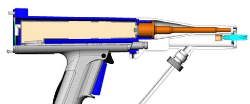 Prodigy generation II manuell pulverspraypistol 3 Resistanstest med hjälp av kortslutningsplugg. Se bild 3. Tag av ändhylsan och munstycket från spraypistolen. 2.