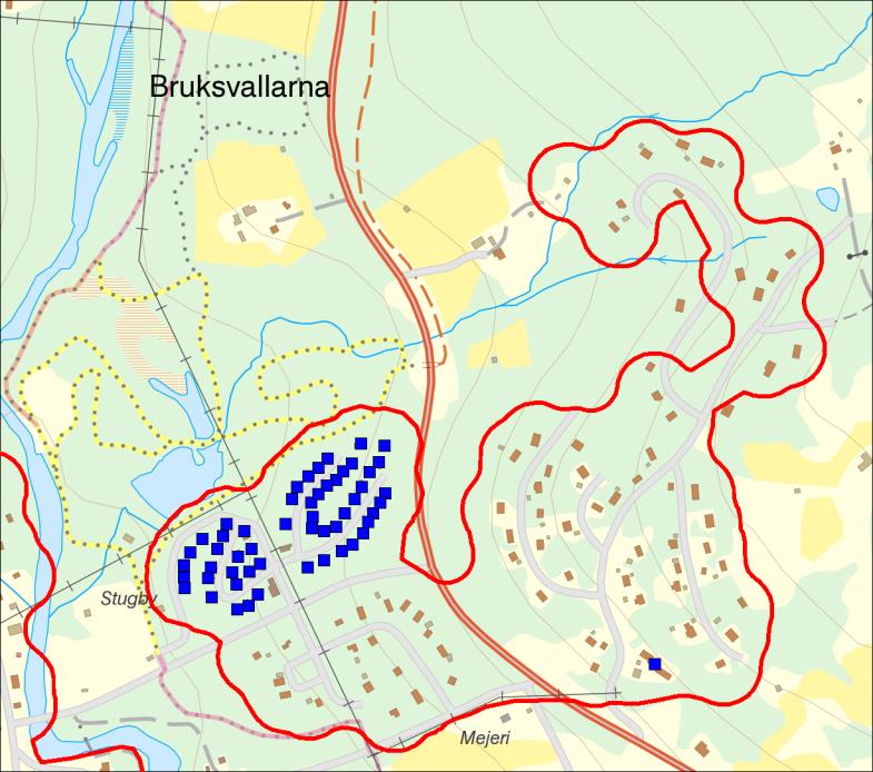 I vissa fall ingår byggnader med typkod 222 (Småhusenhet, flera småhus med bostäder för mer än 2 familjer) och 320 (Hyreshusenhet, huvudsakligen bostäder).