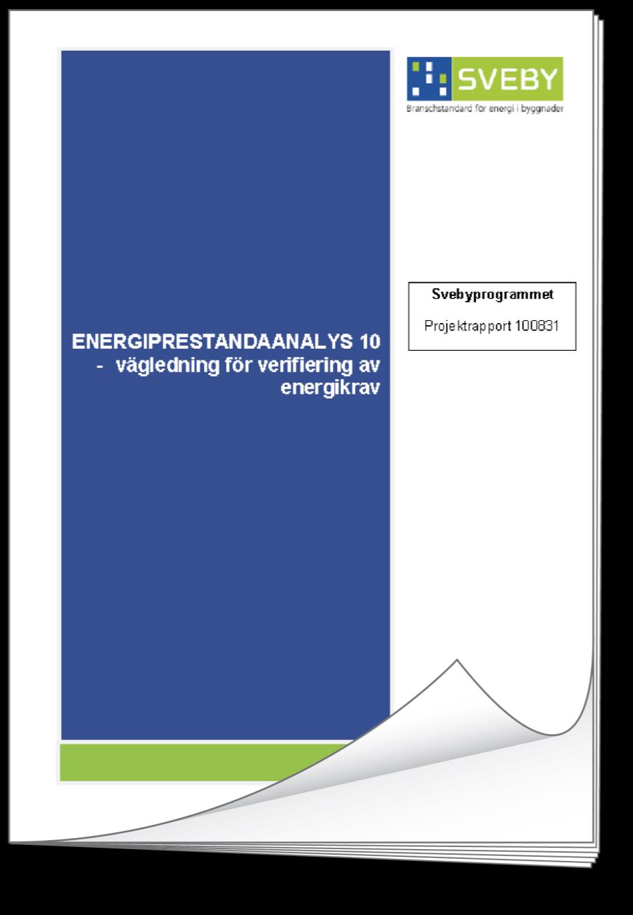 Energiprestandaanalys - vägledning för