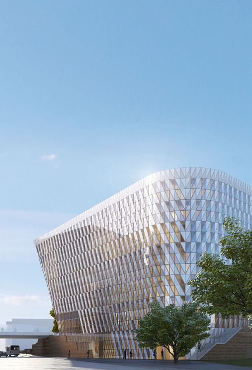 Karolinska Institutet s new lecture hall complex With a 1,000-seat auditorium, the new lecture hall complex will enable Karolinska Institutet to arrange major public events, such as the Nobel