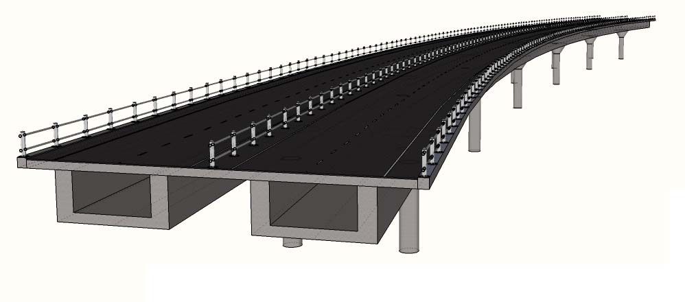 Motorvägsbro över Karlsnäs industriområde Konceptuell design och preliminär beräkning av överbyggnad Kandidatarbete inom civilingenjörsprogrammet Väg- och vattenbyggnad