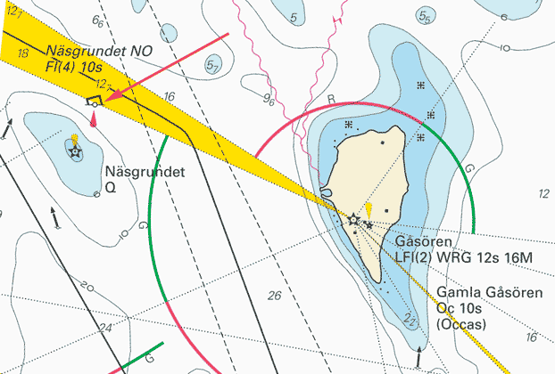 3 Nr 170 UNDERRÄTTELSER / NOTICES Bottenviken / Bay of Bothnia * 4254 Sjökort/Chart: 421, 4211 Sverige. Bottenviken. Skelleftehamn. Näsgrundet. Prick ersatt av lysboj.