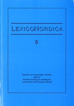 LexicoNordica Forfatter: Anmeldt værk: Olle Kjellin Per Heidelin. 1997. Norstedts svenska uttalslexikon. Stockholm: Norstedts. Kilde: LexicoNordica 5, 1998, s. 173-177 URL: http://ojs.