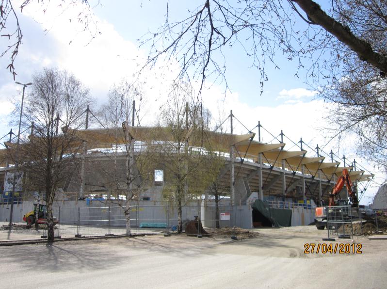 Liksom i Fortnox Arena är det NCC Construction som är totalentreprenör för byggnationen och ansvarar för byggentreprenaden och markentreprenaden.