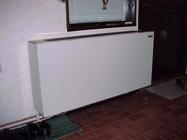 Praktik I-5 OMBYGGNAD : VINNARKONCEPTET Enkel värmepump ( kylskåpsmodul 0,6x0,6x0,6 m) Styrenhet Värmepump P Enkel styrning