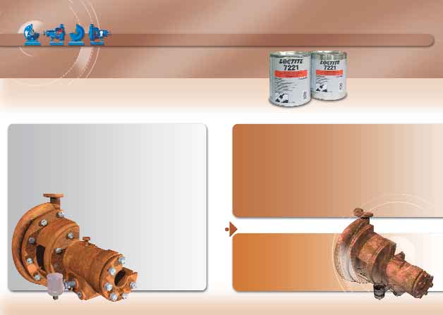 Korrosion Loctite Nordbak 7221 Chemical Resistant Coating Utvecklades ursprungligen för att skydda gruvutrustning mot svavelsyra Ger pumpdelarna ett utmärkt skydd mot ett flertal påfrestande kemiska