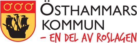 Delegationslista Sidan 1 av 24 Östhammars kommun 2016-11-09 Urval: Händelse - : '2016-10-13.