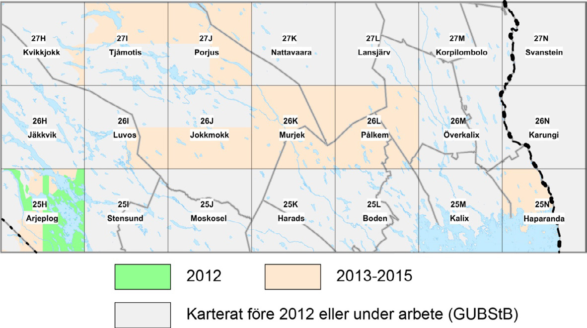 INLEDNING I Projekt Barents ingår berggrundsgeologisk kartering av berggrunden inom den fennoskandiska skölden i områden som inte täcks eller inte kommer att täckas genom pågående berggrundskartering