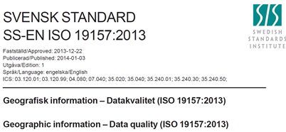 2016-09-01 Dnr LMV 2016:6 ISSN-nr 0280-5731 Standarder och