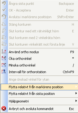 aktuell gitterpunkt och högerklicka. Klicka INTE på VÄNSTER musknapp. Högerklicka för att få fram hjälpmenyn.