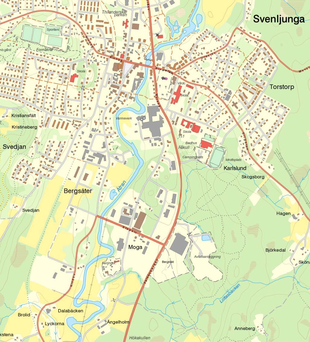 1 Inledning Svenljunga kommun har sedan år 1969 bedrivit verksamhet vid Änglarps avfallsanläggning, belägen ca. 4 km söder om centralorten.