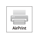 Utskrift Använda AirPrint AirPrint används för omedelbar utskrift från iphone, ipad och ipod touch med den senaste versionen av ios och Mac med den senaste versionen av OS X.