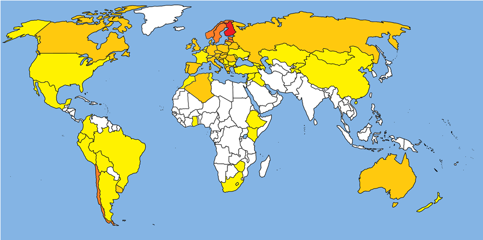 Havrens världskarta (% av odlad areal) >10 % 5-10 % 1-5 % <1% 5 This Is Lantmännen - 2013 Lantmännens