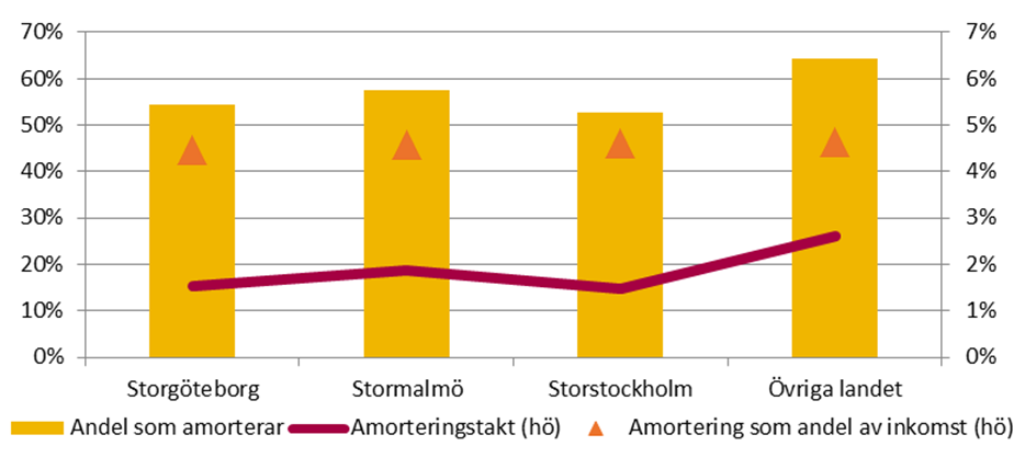 Riksbankens undersökning ger viss kompletterande information om hur låntagarna är fördelade på olika återbetalningstider och hur många låntagare som ökade sina skulder mellan juli 2012 och juli 2013.