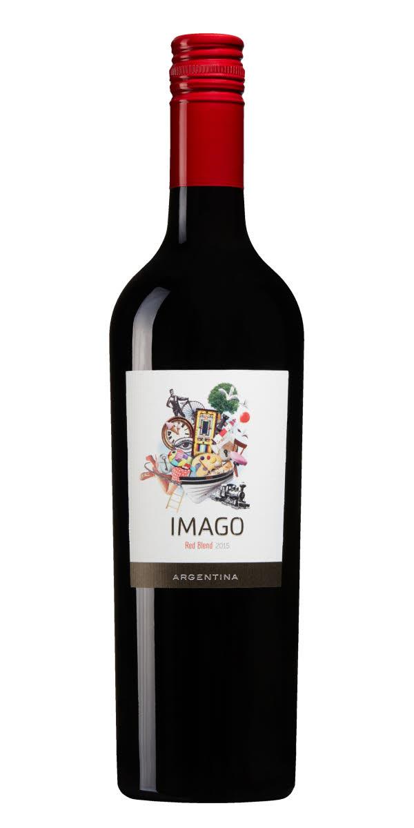 4. Imago 2015 Ovansiljan Alkoholhalt 13,5 % Färg Mörk, blåröd färg. Doft Fruktig doft med inslag av blåbär, viol, svarta vinbär och mynta.