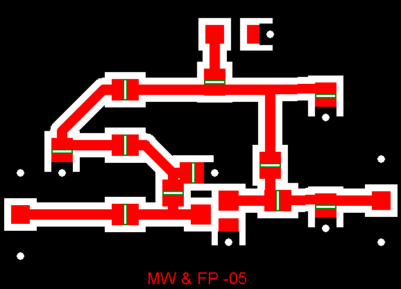 Figur 3. Teoretisk kopplingsschema 2.4 Design av kretskort När alla komponenter har beräknats är det dags att designa kretskortet, detta görs i McCAD.