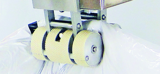 SACK-HANDLER MECHANICAL Vi rekommenderar Sack-Handler Mechanical för stående och porösa säckar.