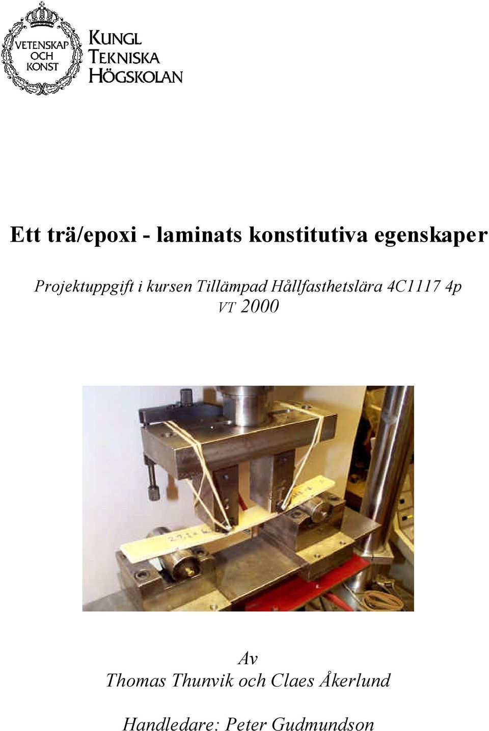 Projektuppgift i kursen Tiämpad
