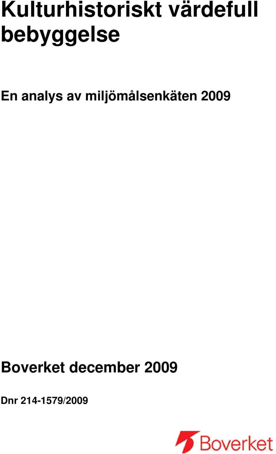 miljömålsenkäten 2009