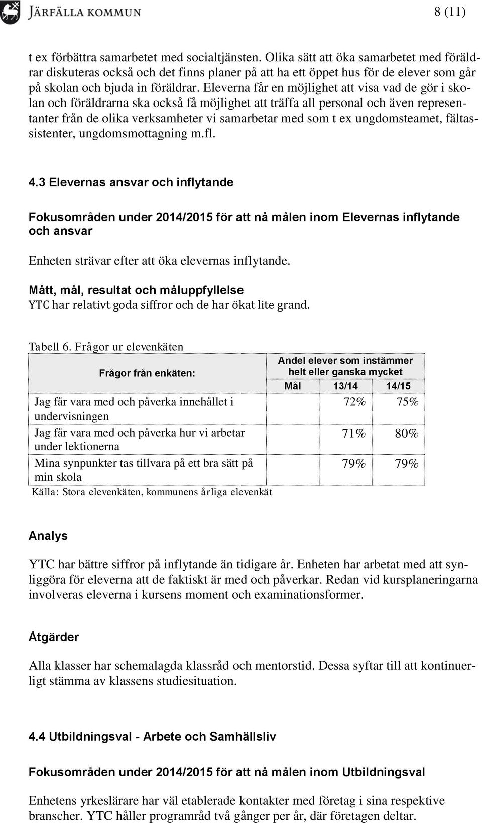 Eleverna får en möjlighet att visa vad de gör i skolan och föräldrarna ska också få möjlighet att träffa all personal och även representanter från de olika verksamheter vi samarbetar med som t ex