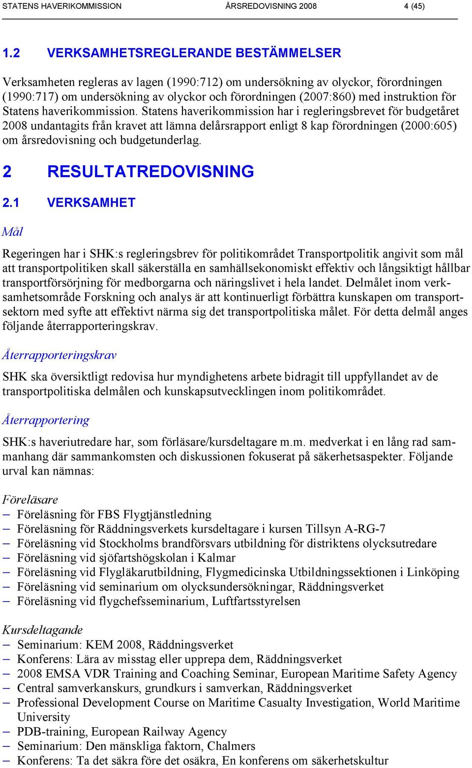 instruktion för Statens haverikommission.