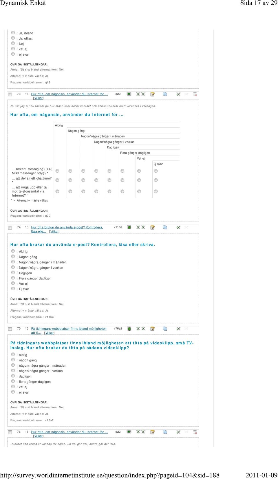 *... att delta i ett chattrum? *... att ringa upp eller ta mot telefonsamtal via Internet?