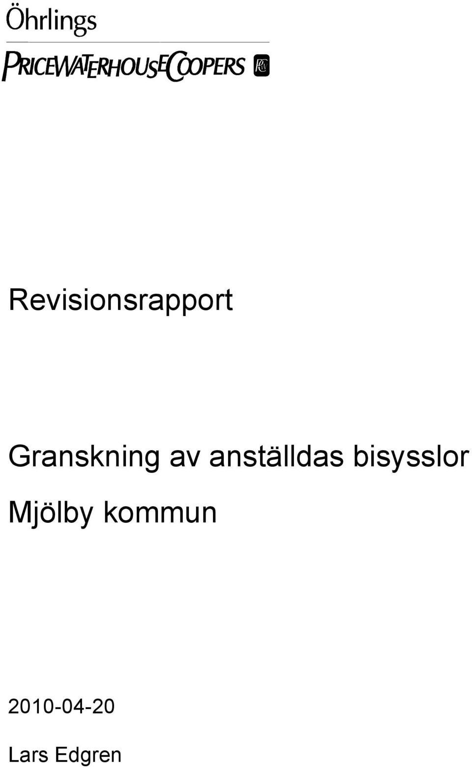 anställdas bisysslor