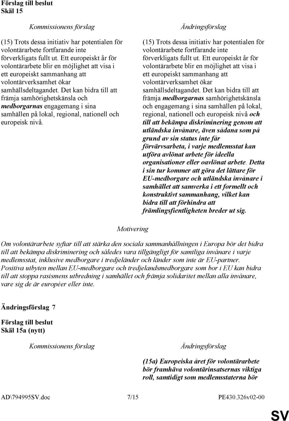 Det kan bidra till att främja samhörighetskänsla och medborgarnas engagemang i sina samhällen på lokal, regional, nationell och europeisk nivå.