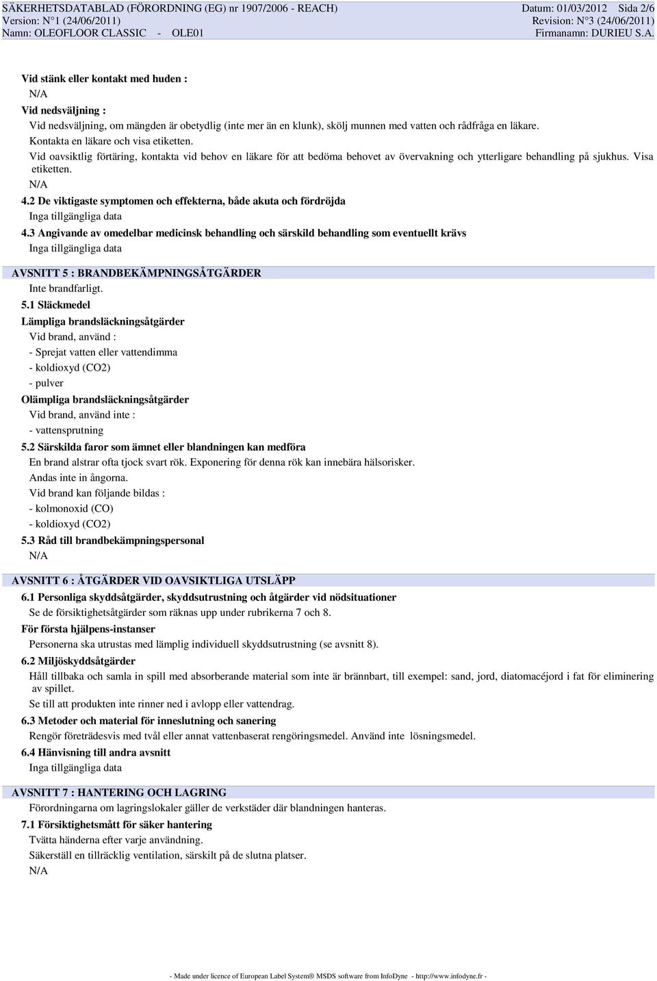 Vid oavsiktlig förtäring, kontakta vid behov en läkare för att bedöma behovet av övervakning och ytterligare behandling på sjukhus. Visa etiketten. 4.