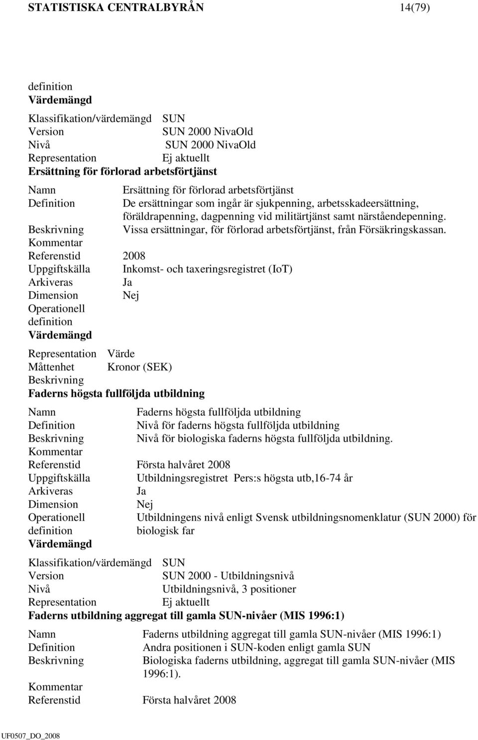 Beskrivning Vissa ersättningar, för förlorad arbetsförtjänst, från Försäkringskassan.