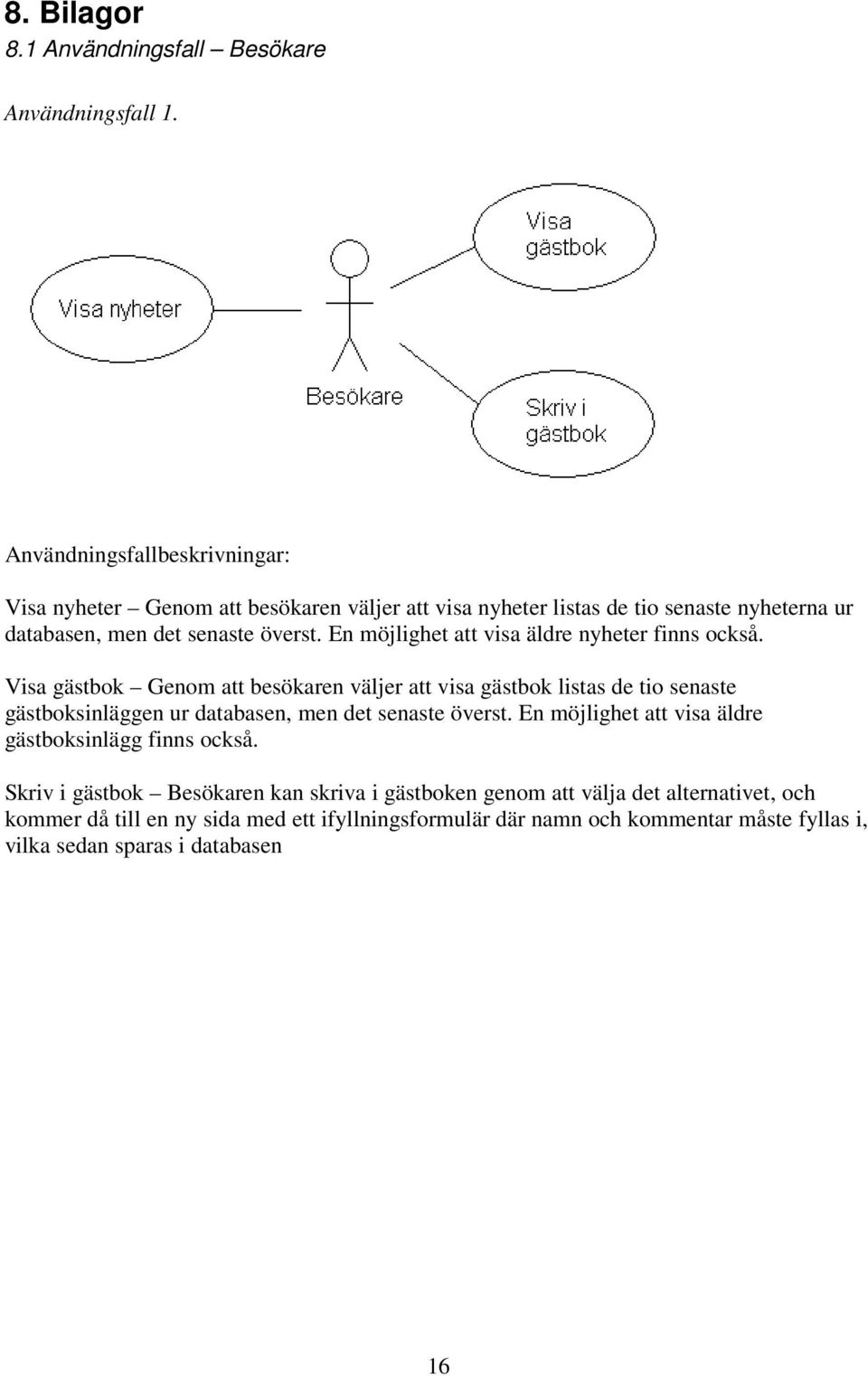 En möjlighet att visa äldre nyheter finns också.