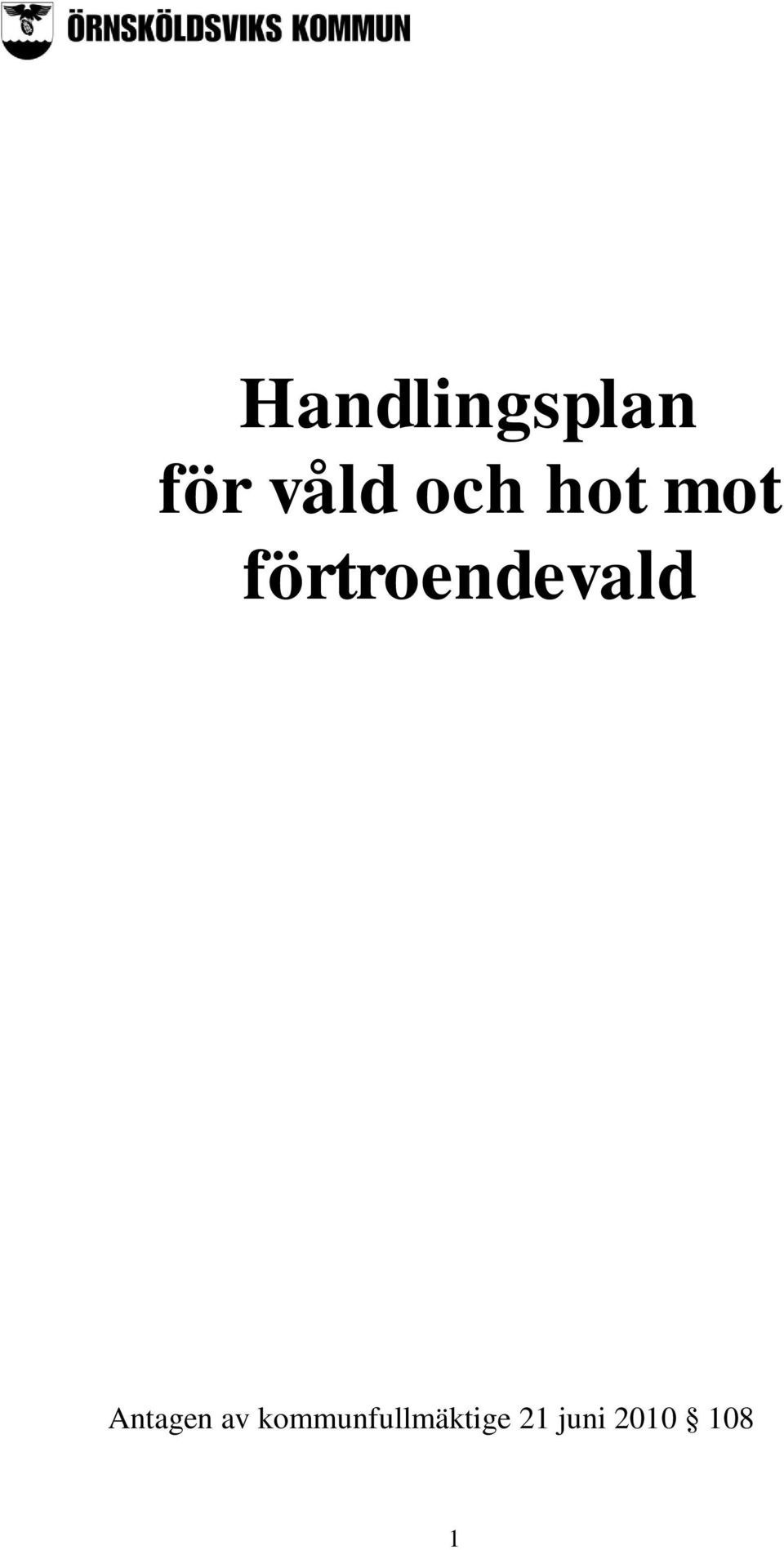 förtroendevald Antagen