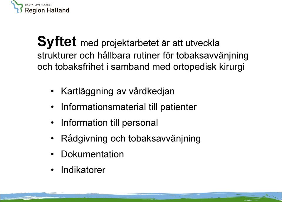 kirurgi Kartläggning av vårdkedjan Informationsmaterial till patienter