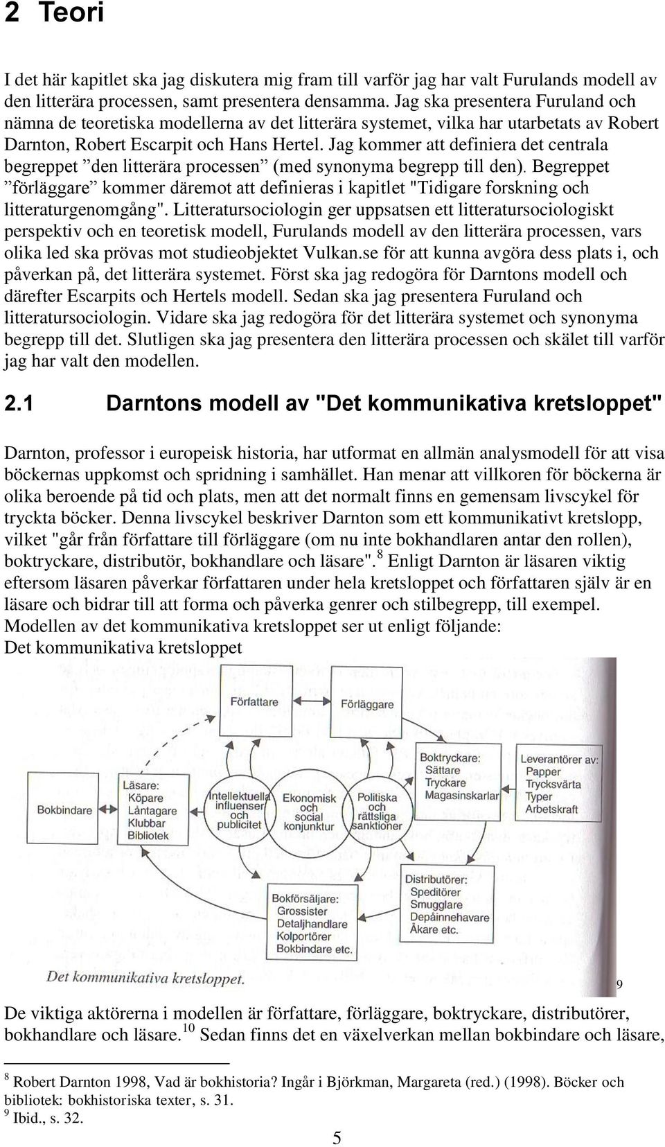 Jag kommer att definiera det centrala begreppet den litterära processen (med synonyma begrepp till den).