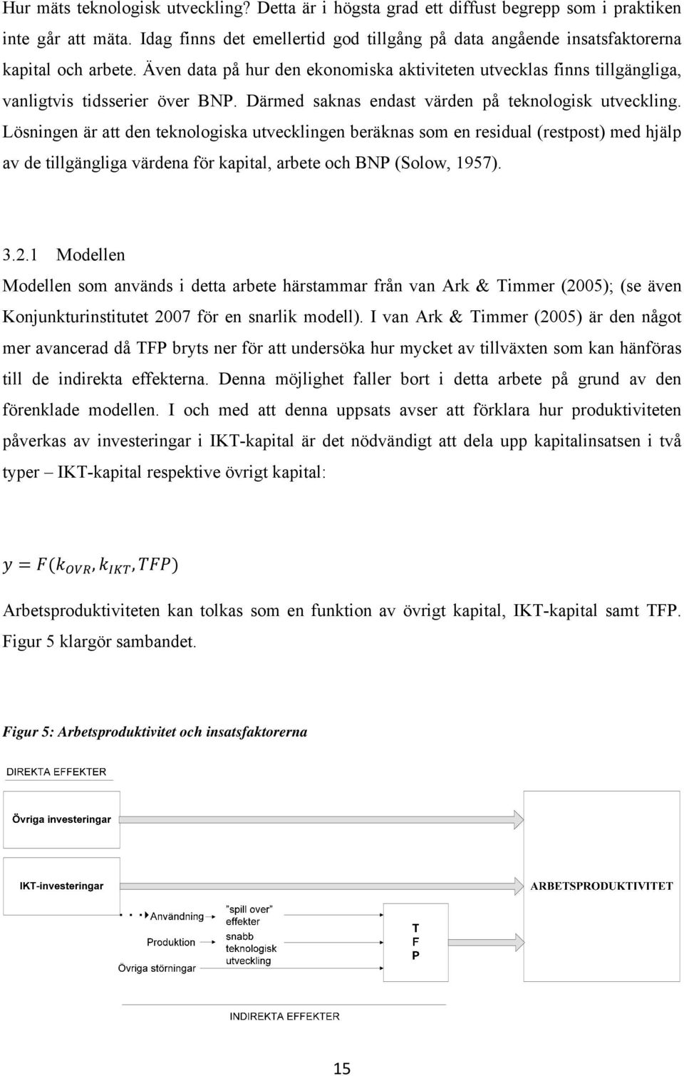 Därmed saknas endast värden på teknologisk utveckling.