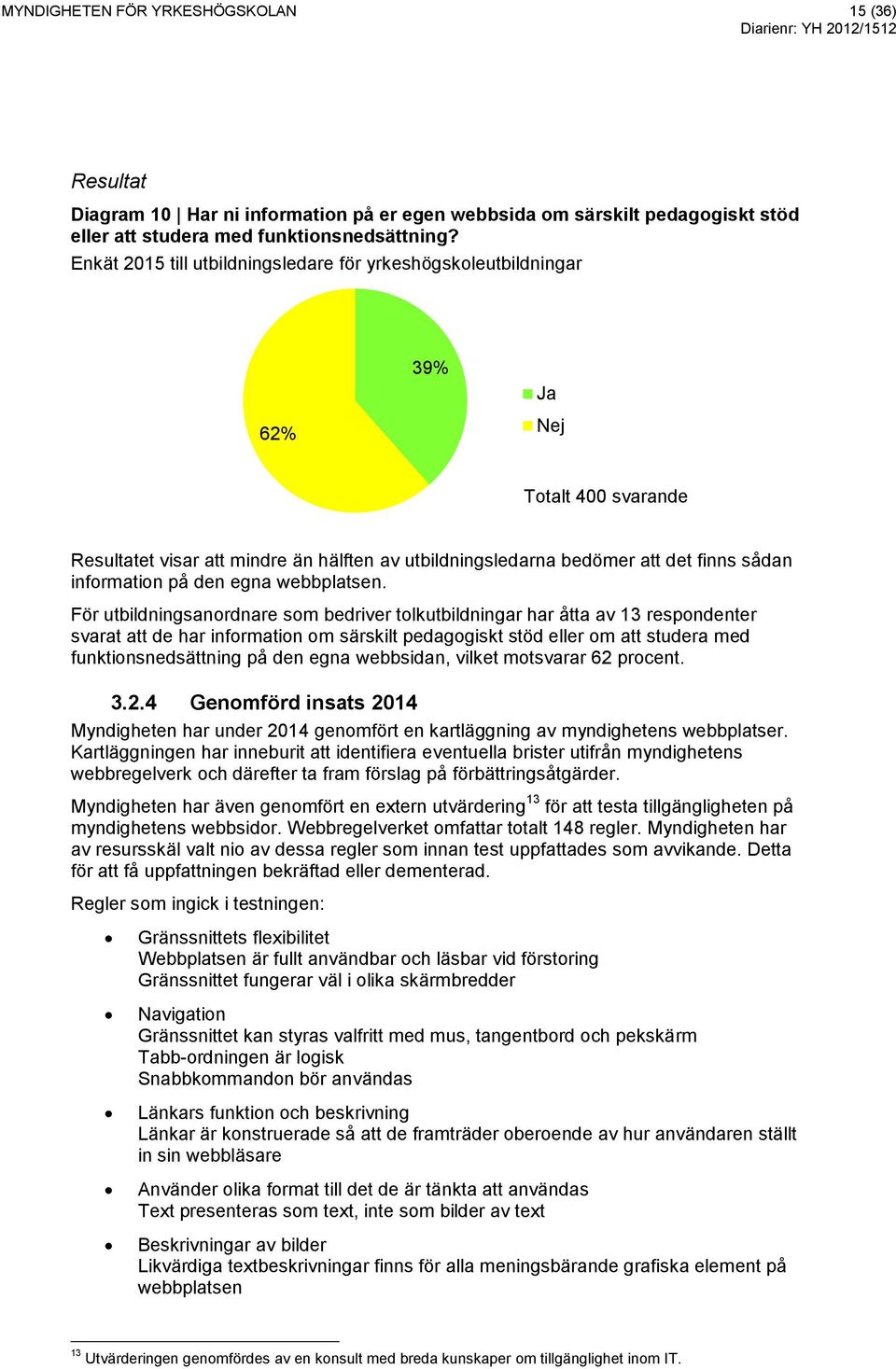 på den egna webbplatsen.