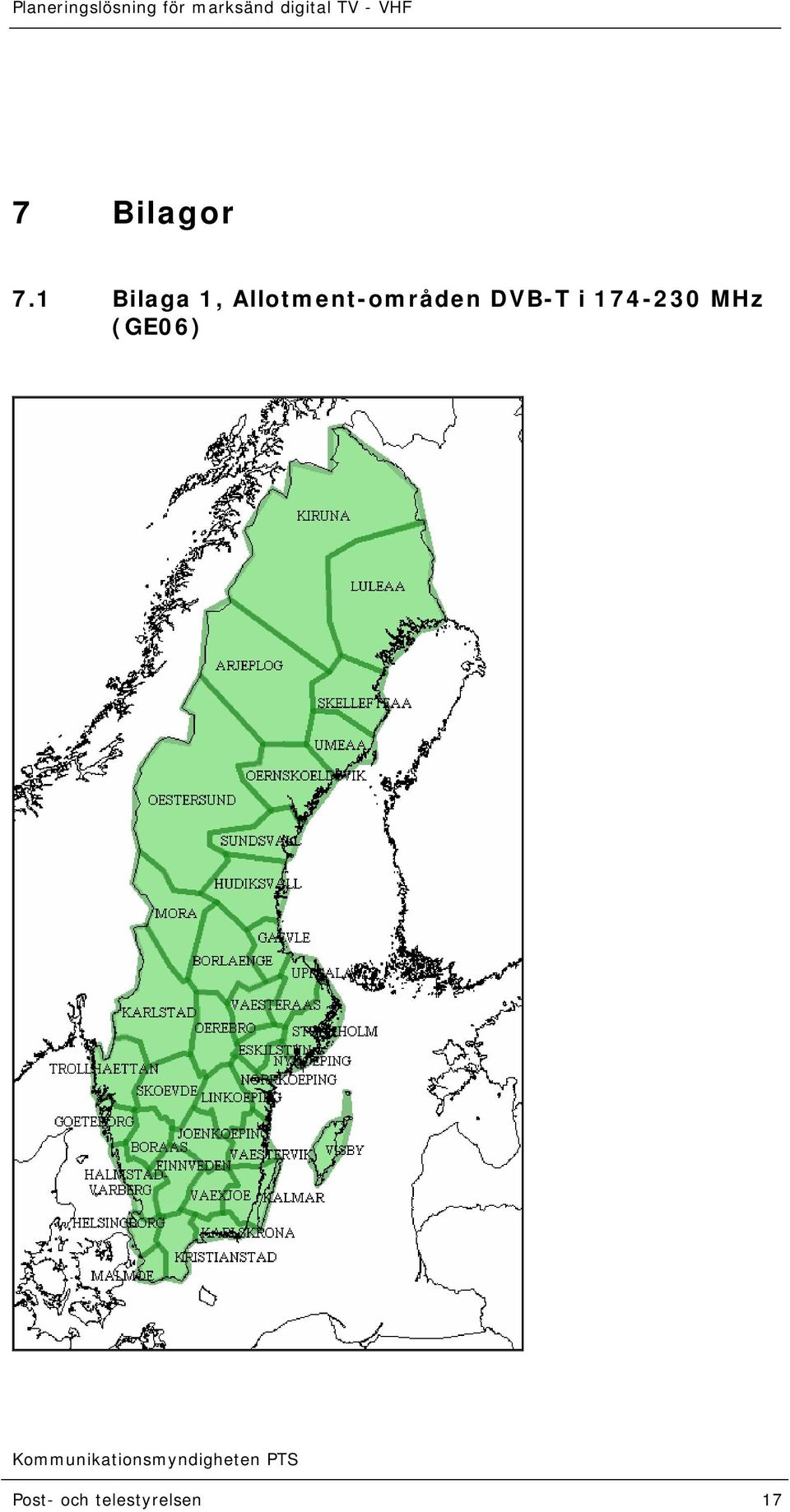 Allotment-områden DVB-T