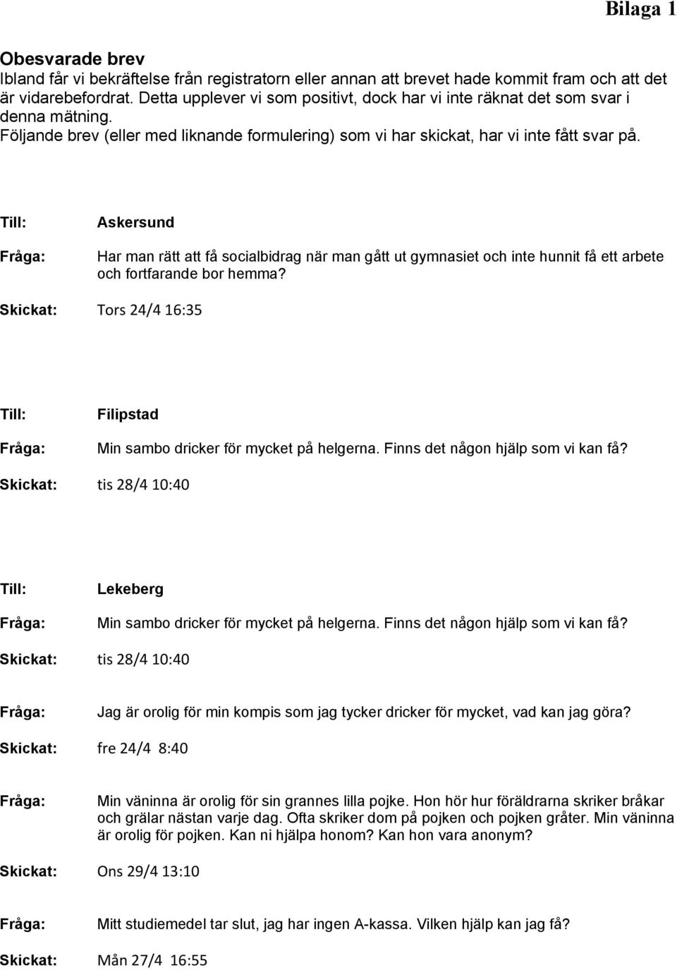 Till: Fråga: Askersund Har man rätt att få socialbidrag när man gått ut gymnasiet och inte hunnit få ett arbete och fortfarande bor hemma?